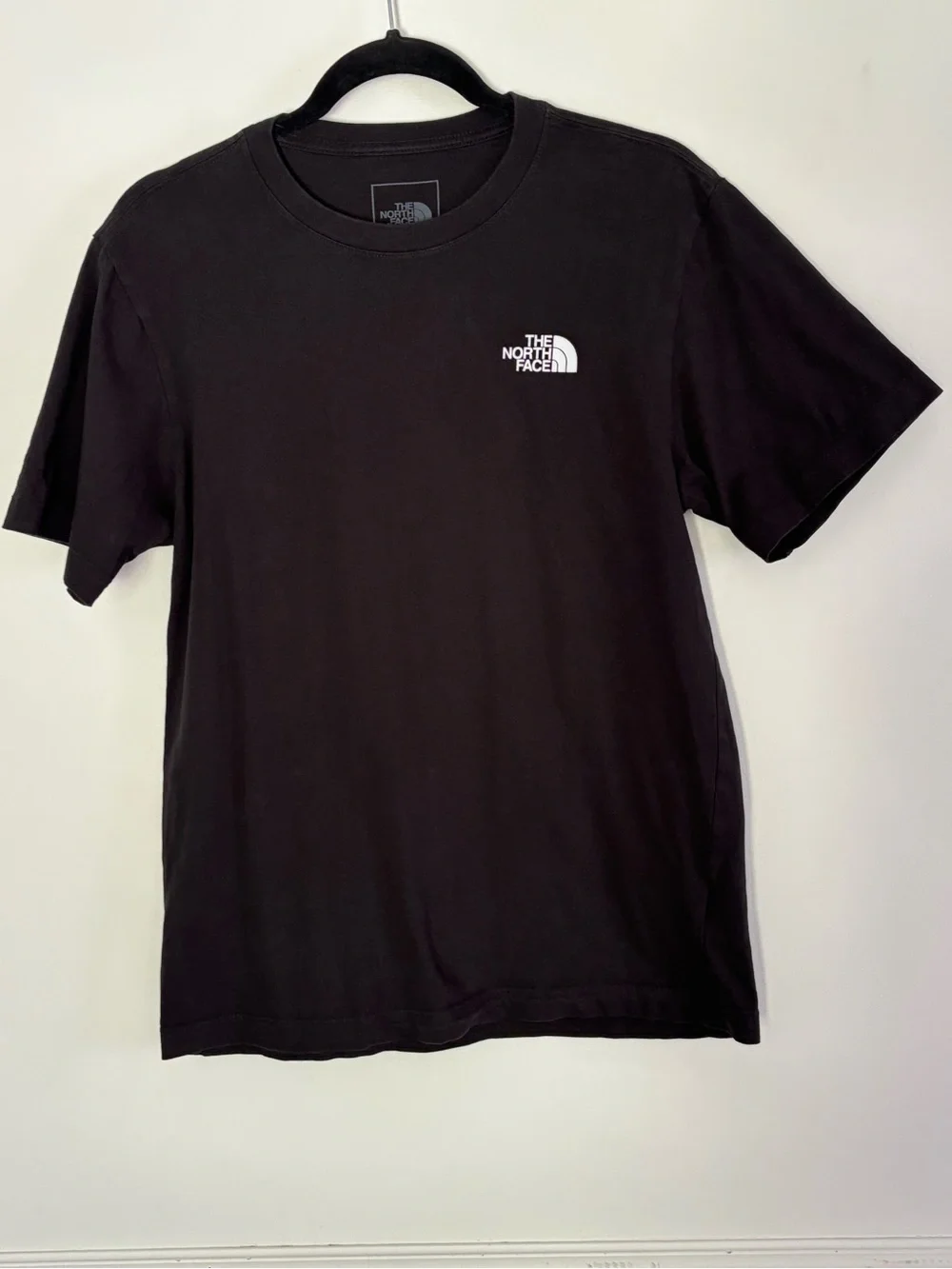 North Face Men’s Black Crewneck T Shirt Size Small Outdoor Kayak